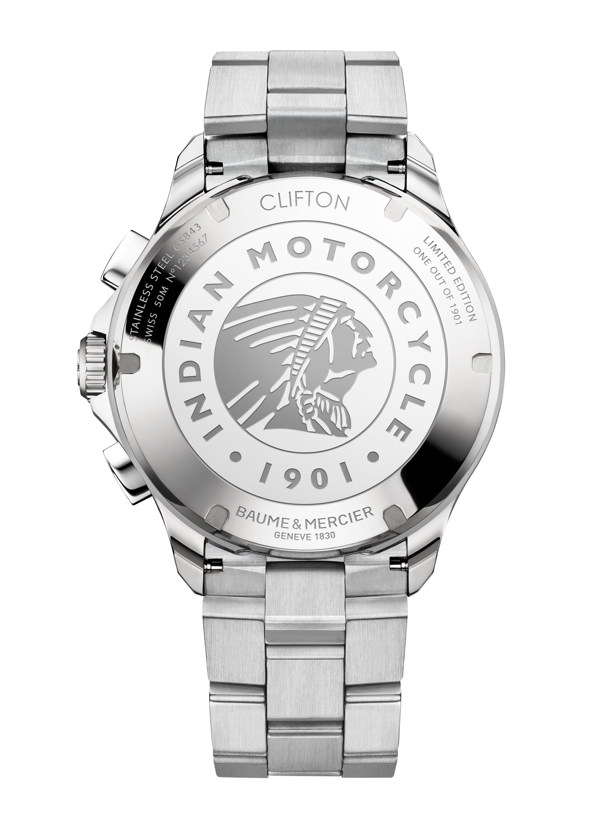 ساعة يد Clifton Club 10403 لـ men | تفقُّد الأسعار على Baume & Mercier Back