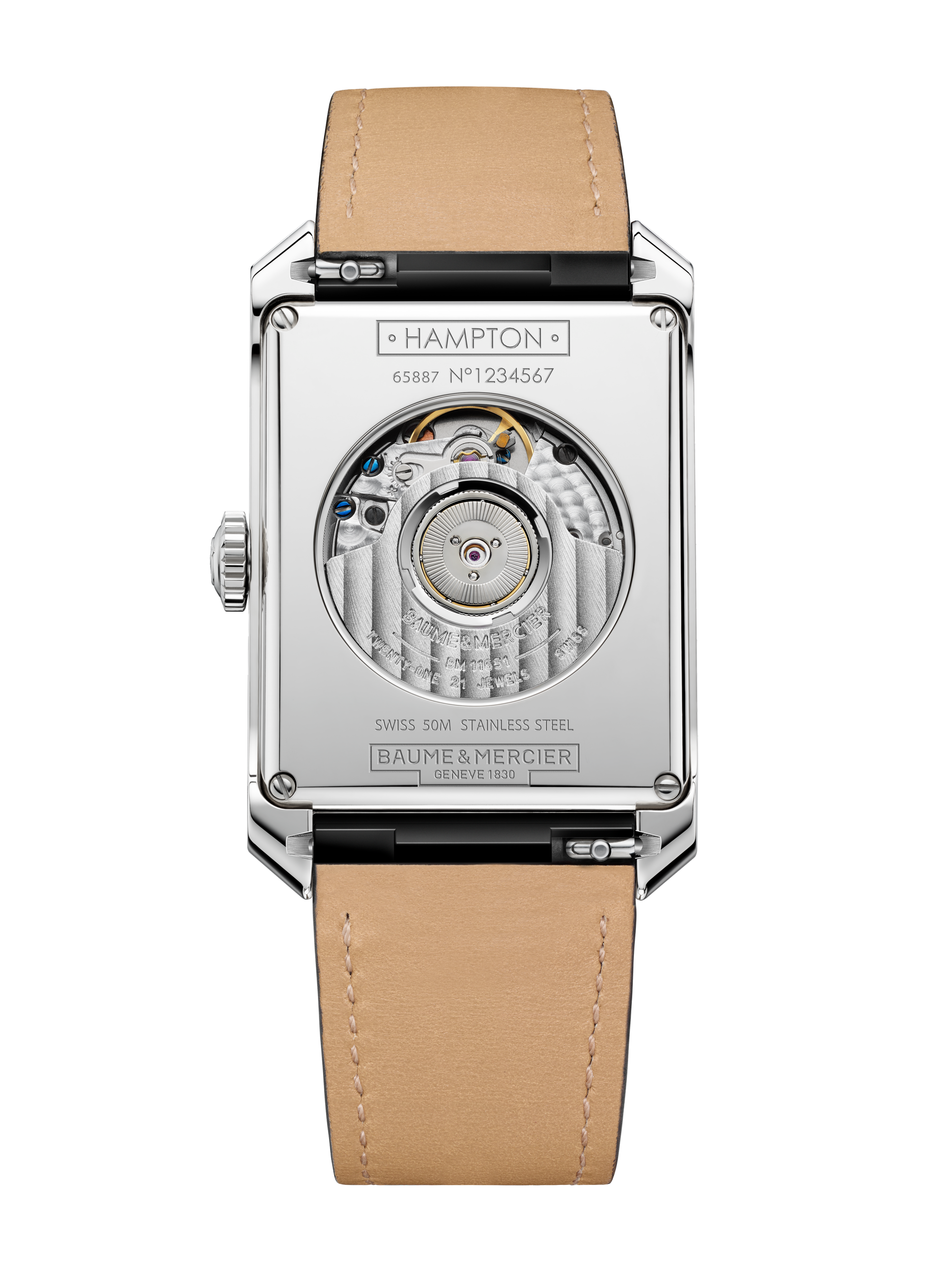 Hampton 10523 Watch for men | Check Prices on Baume & Mercier Back