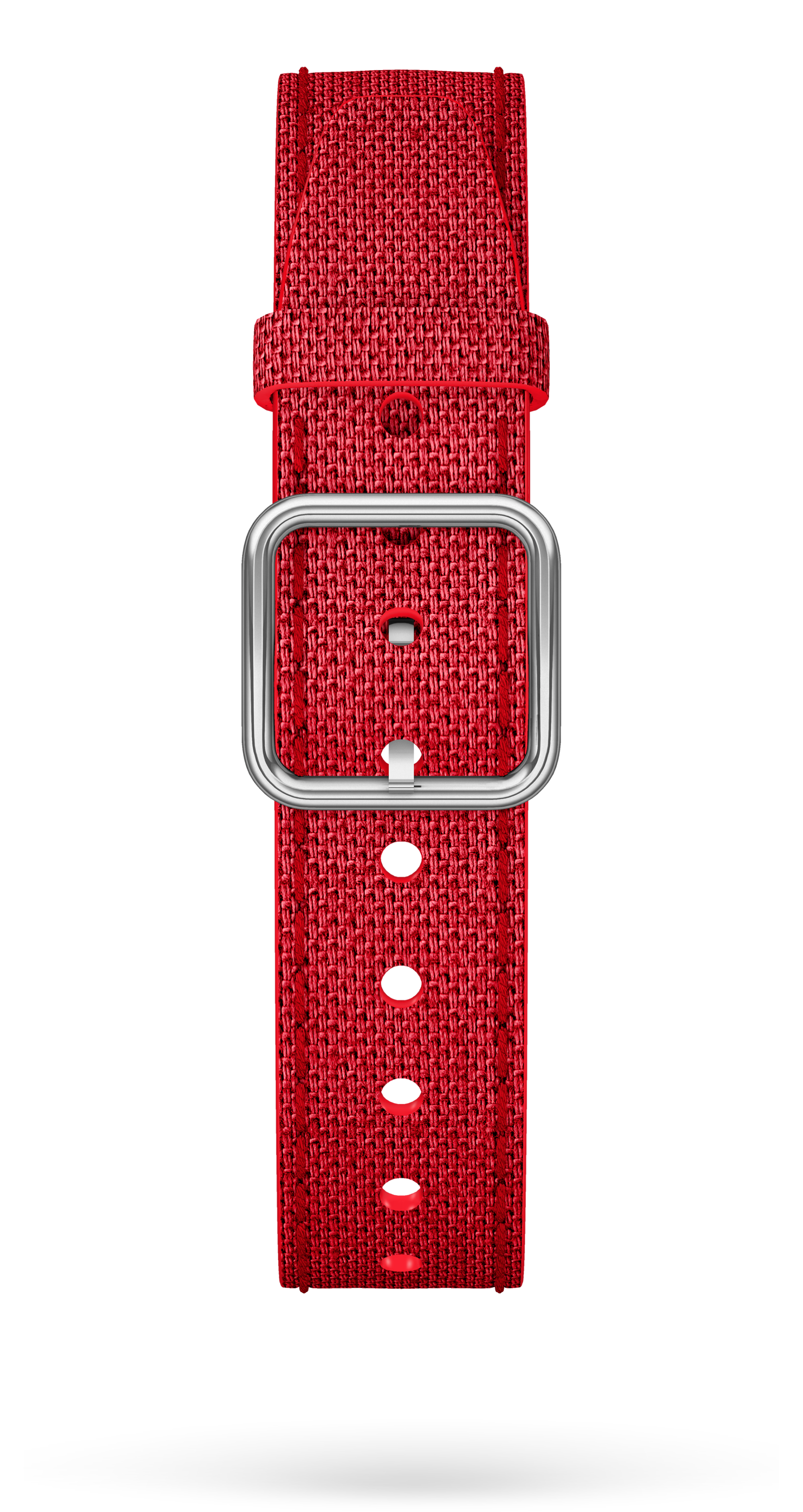 Red Cotton Strap, Steel Pin Buckle 15.0 MM - MXE0HP33 Baume & Mercier Front