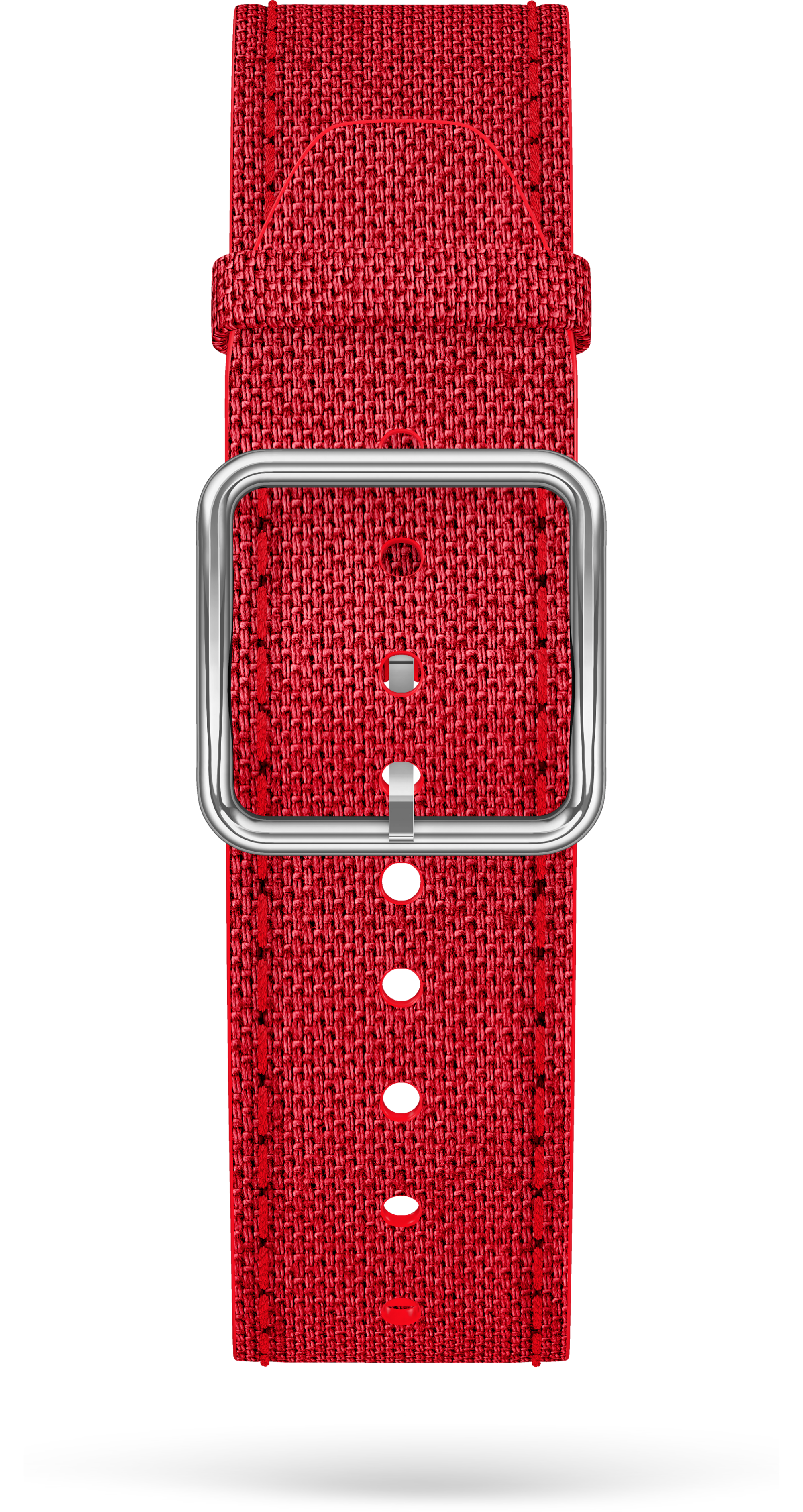 Red Cotton Strap, Steel Pin Buckle 20.0 MM - MXE0HP69 Baume & Mercier Front