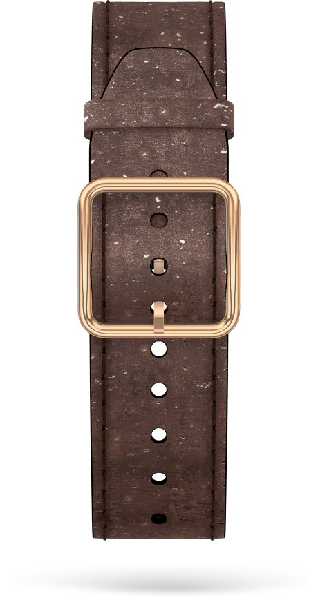 Brown Cork Strap, PVD Steel Pin Buckle 20.0 MM - MXE0HP81 Baume & Mercier Front