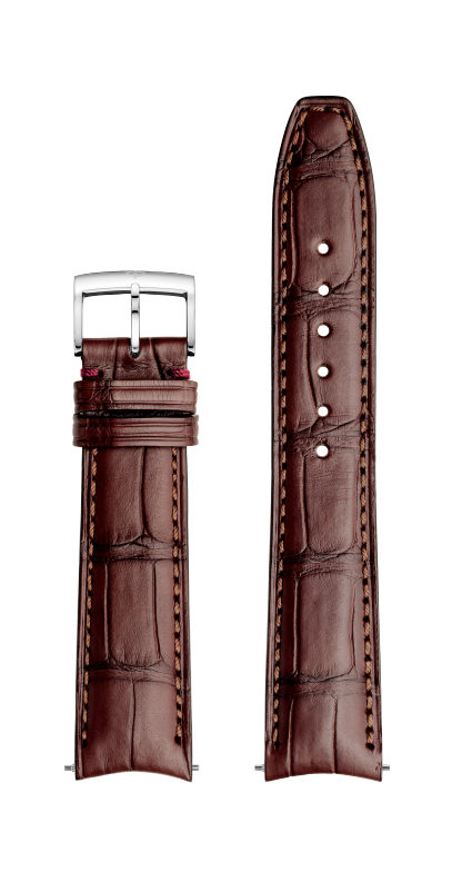 Brown Alligator Strap, Pin Buckle 20.0 MM - MXE08FD1 Baume & Mercier Front