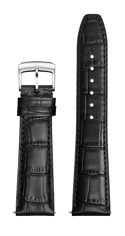 ブラックカーフストラップ、ピンバックル付き 21.0 MM - MXE0N0RP Baume & Mercier Front