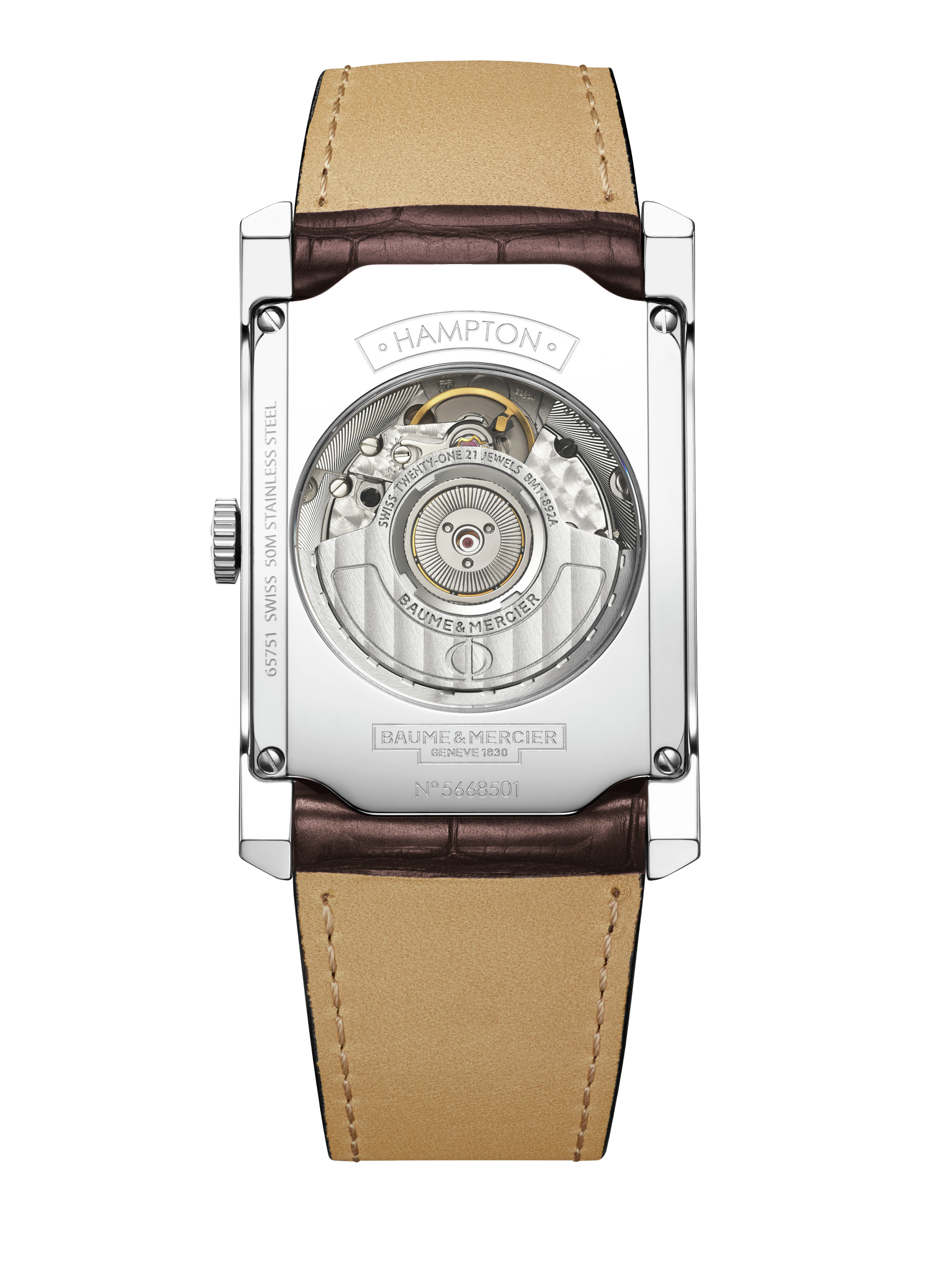 ساعة يد Hampton 10156 لـ للرجال | تفقُّد الأسعار على Baume & Mercier Back