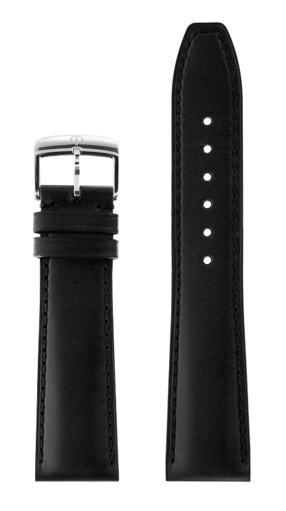 Black Calfskin Strap, Steel Pin Buckle 21.0 MM - MXE101RM Baume & Mercier Front