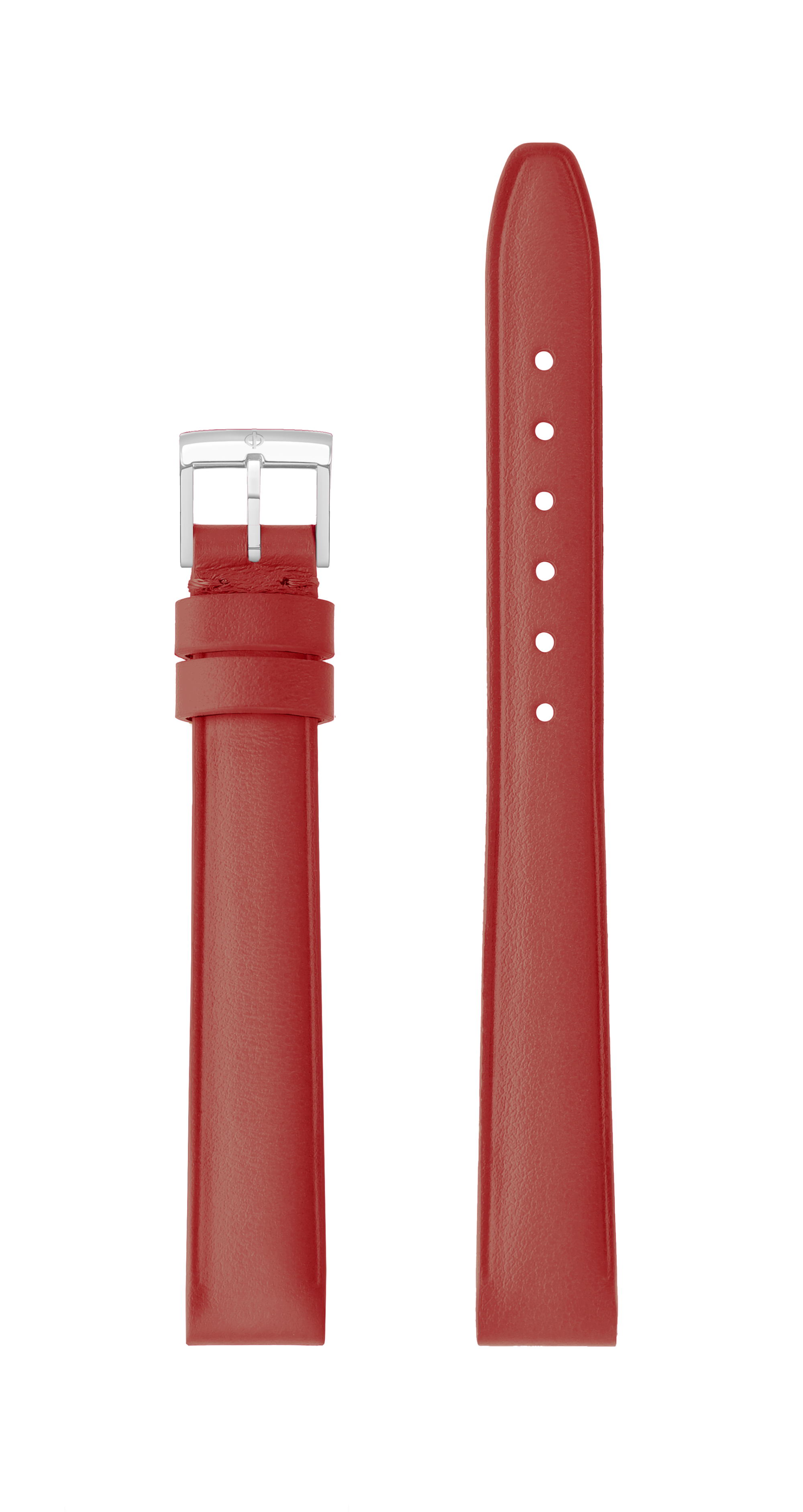 チェリーレッド カーフスキンストラップ、スチール製ピンバックル 13.0 MM - MXE11RG5 Baume & Mercier Front