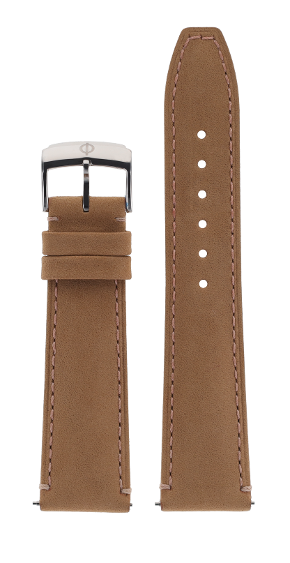 Beige Calfskin Strap 21.0 MM - MXE07KZM Baume & Mercier Front