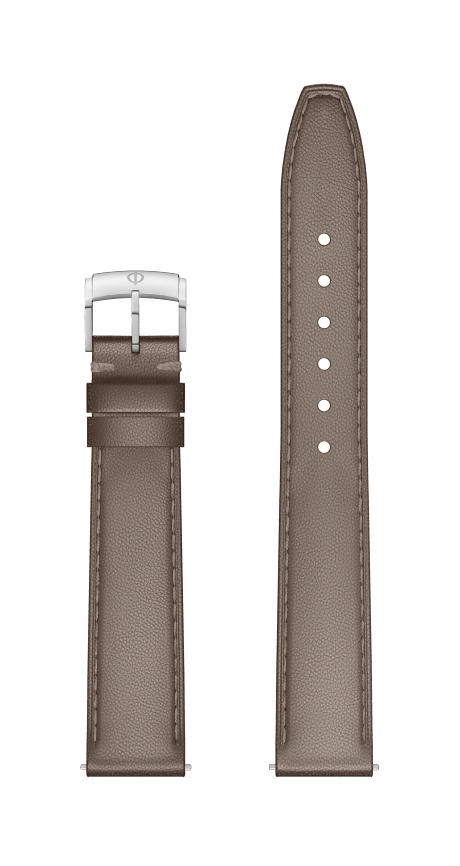 Taupefarbenes Kalbslederarmband, Dornschließe 15.0 MM - MXE0RP2N Baume & Mercier Front