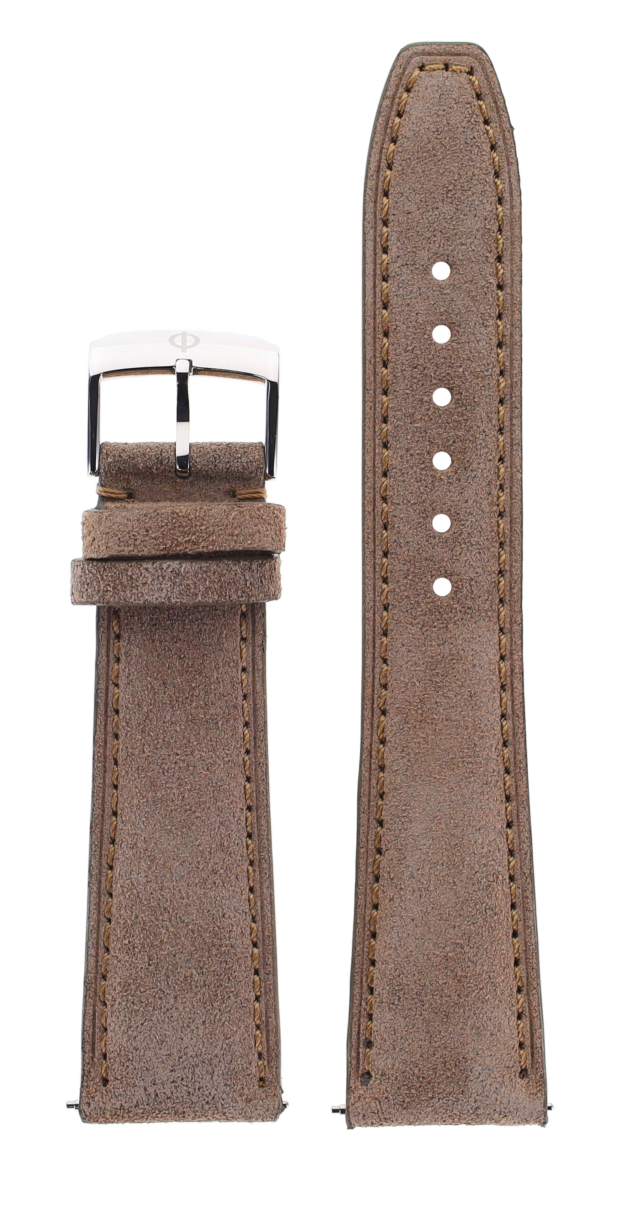 Beige Calfskin Strap, Steel Pin Ardillon Buckle 22.0 MM - MXE0RBZL Baume & Mercier Front