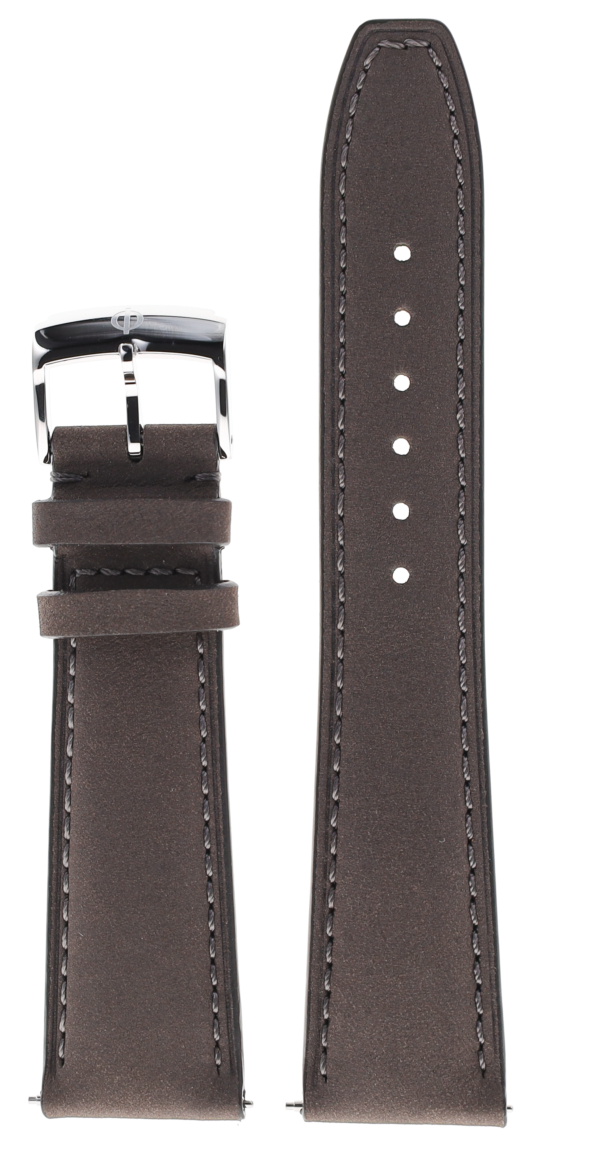 Grey-brown Mat calfskin Strap 22.0 MM - MXE0N0S2 Baume & Mercier Front