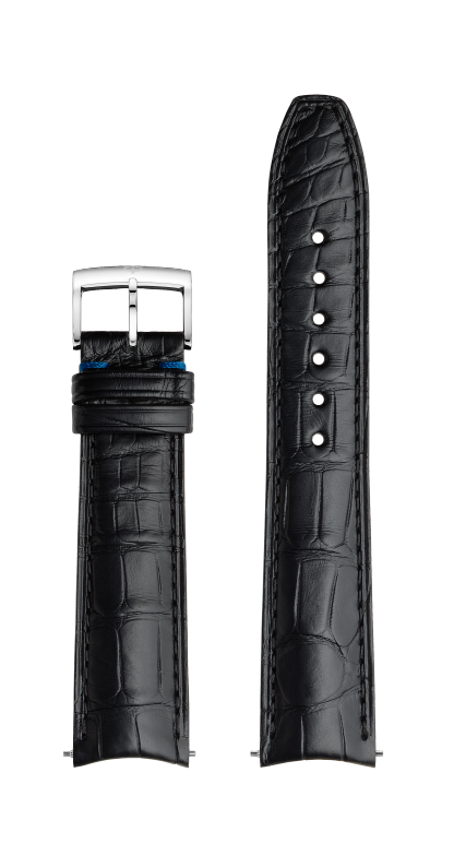 Black Alligator Strap, Pin Buckle 20.0 MM - MXE0N088 Baume & Mercier Front