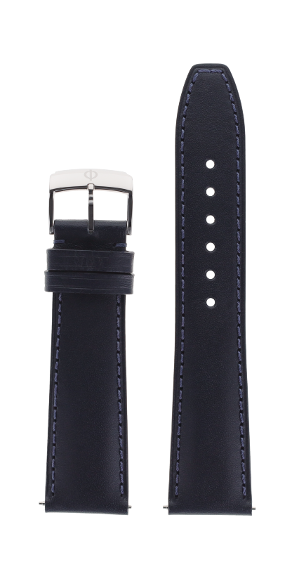 Navy Blue Calfskin Strap 21.0 MM - MXE0N0Q5 Baume & Mercier Front