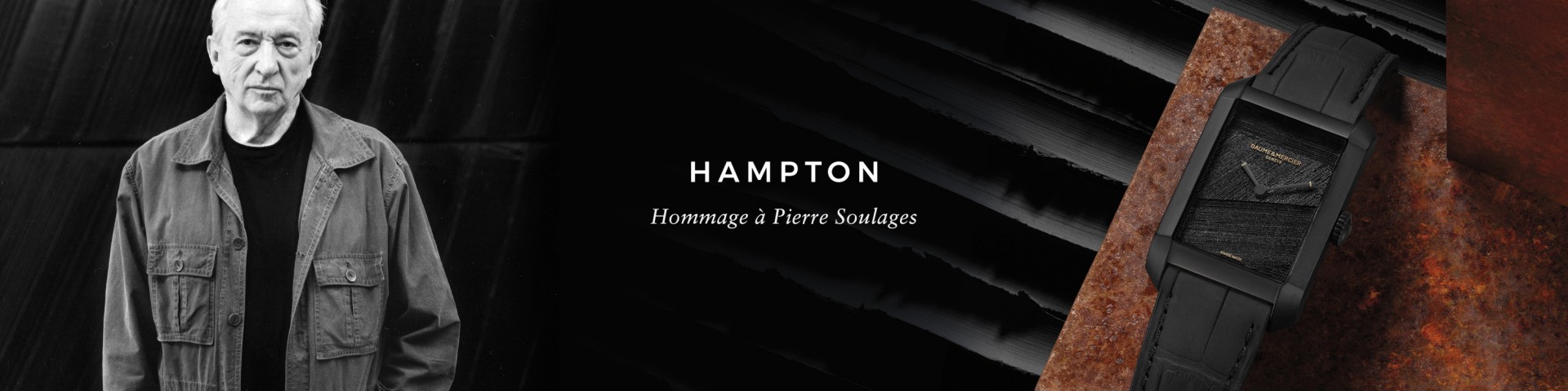 Creative intersections - Hommage à Pierre Soulages watch  by Baume & Mercier