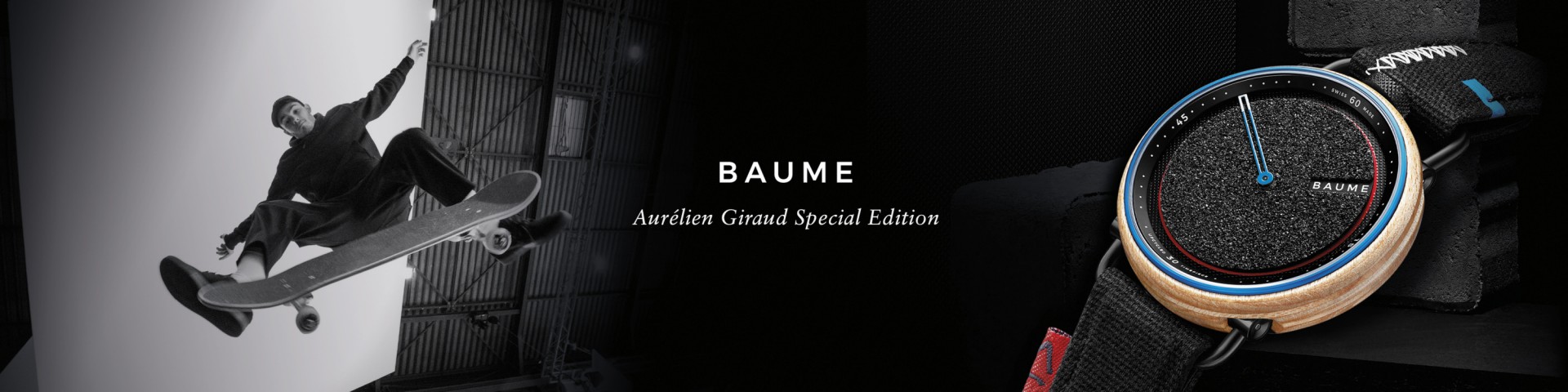 Creative intersections - Aurélien Giraud special edition watch  by Baume & Mercier